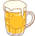 Beer Mug Vector Design Clipart