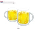 Beer, One of The MostPopular Drink in Netherlands Royalty Free Stock Photo