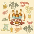 Beer Party Invitation Template