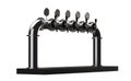 Beer Pump Tower Bar Equipment Five Tap 3d Render