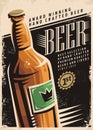 Beer retro poster