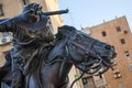 The Australian Light Horse Regiment monument at sunset time