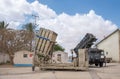 Iron Dome Air Defence Missile System and MIM-104 Patriot, presented at Hatzerim Israel Airforce Museum Royalty Free Stock Photo