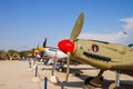 Vintage aircraft Avia s-199 or Messerschmitt 109 displayed at the Israeli Air Force Museum