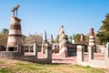 BEER-SHEVA, ISRAEL- FEBRUARY 22, 2014: Architectural complex Seven wells, located at the northern entrance to the city.