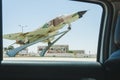 Beer-Sheva, ISRAEL , July 25,Monument - military fighter in full size 2015 in Israel