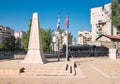 BEER-SHEVA, ISRAEL- JUNE 22, 2016: Old Turkish railway station. Royalty Free Stock Photo