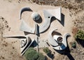 Top view of Monument to the Negev Brigade