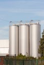 Beer Silos Royalty Free Stock Photo