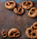 Beer snack pretzels Royalty Free Stock Photo