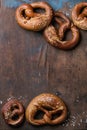 Beer snack pretzels Royalty Free Stock Photo