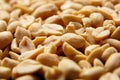 Beer snack. Salty roasted peanuts closeup Royalty Free Stock Photo