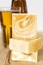 Beer soaps, homemade natural soap