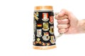 Beer stein in hand