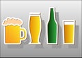 Beer stickers.