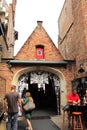 Beer store in Bruges Historic city Belgium Royalty Free Stock Photo