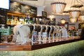 Beer taps in a finnish bar