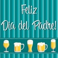 Happy Father`s Day beer card