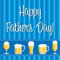 Happy Father`s Day beer card