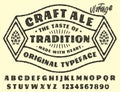 ` beer ` typeface.