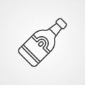 Beer vector icon sign symbol Royalty Free Stock Photo