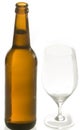 Beerbottle and glas