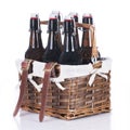 Beerbottles in a basket