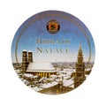 Beermat drink coaster isolated