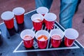 Beerpong Royalty Free Stock Photo