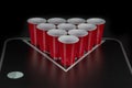 Beerpong Royalty Free Stock Photo