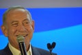 BeerSheva, Israel, Negev 13 September 2022 Benjamin Netanyahu of the Opposition and as the chairman of Likud Royalty Free Stock Photo