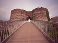 Sunset-Beeston Castle is one of the most dramatic ruins in the English landscape. Built by Ranulf, 6th Earl of Chester