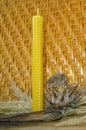 Beeswax candles