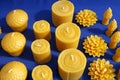 Beeswax Candles Royalty Free Stock Photo
