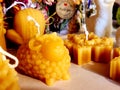 Beeswax handmade candles, pure beeswax candles handcrafted hand poured