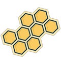 Beeswax Line Vector Isolated Icon customized and editable