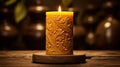 beeswax natural candle