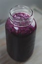 Beet and Onion Kvass Royalty Free Stock Photo