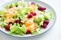 Beet and oranges salad with feta