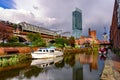 Beetham Tower Canal UK Royalty Free Stock Photo