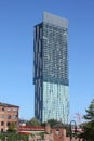 The Beetham Tower in Manchester Royalty Free Stock Photo