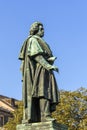The Beethoven Monument on the Munsterplatz in Bonn