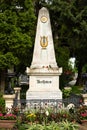 Beethoven's grave in the central cemetery of Vienna. June 4, 2023, Austria, Vienna.