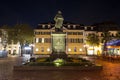 Beethoven statue bonn germany at night Royalty Free Stock Photo