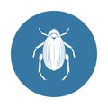 beetle goliath icon. Element of insect icons for mobile concept and web apps. Badge style beetle goliath icon can be used for web
