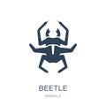beetle icon in trendy design style. beetle icon isolated on white background. beetle vector icon simple and modern flat symbol for Royalty Free Stock Photo