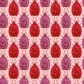 Beetles pattern. Fabric vector design