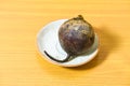 Beetroot asia vegetables on isolated wood background Royalty Free Stock Photo