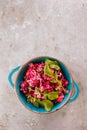 Beetroot and bulgur salad Royalty Free Stock Photo