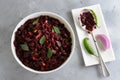 Beetroot curry stir fry, Kerala style organic beetroot Thoran curry